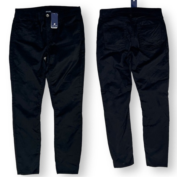 Splendid Black Velour Skinny Jean Size 31 - Picture 3 of 8